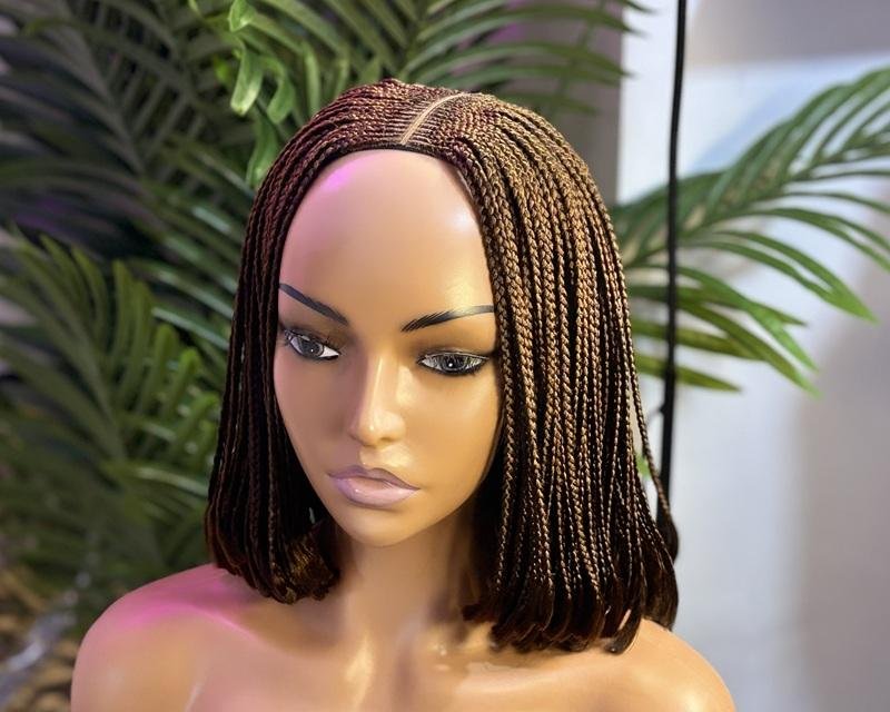 Braided Wig Centre Part